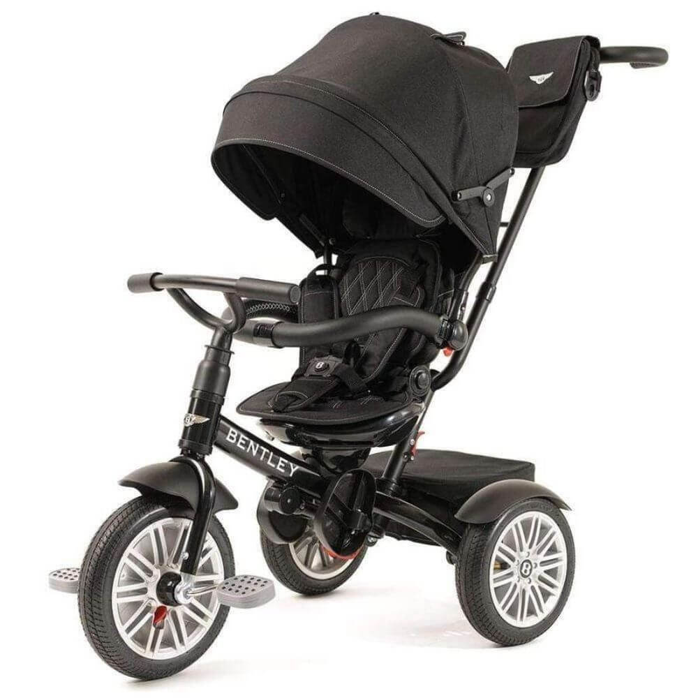 Bentley 6 In 1 Baby Tricycle And Stroller Black