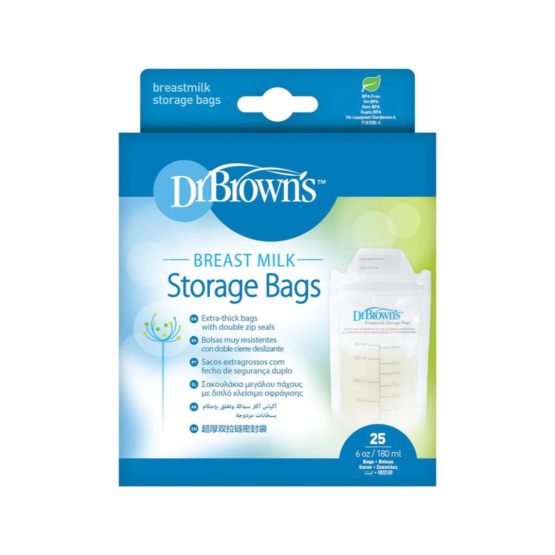 Dr. Brown's Breastmilk Storage 180Ml X 25 Bags