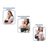 Hopop 3 in 1 Cuddle Me Baby Carrier - Black Grey