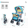 R For Rabbit Stroller Lollipop Lite Multicolor