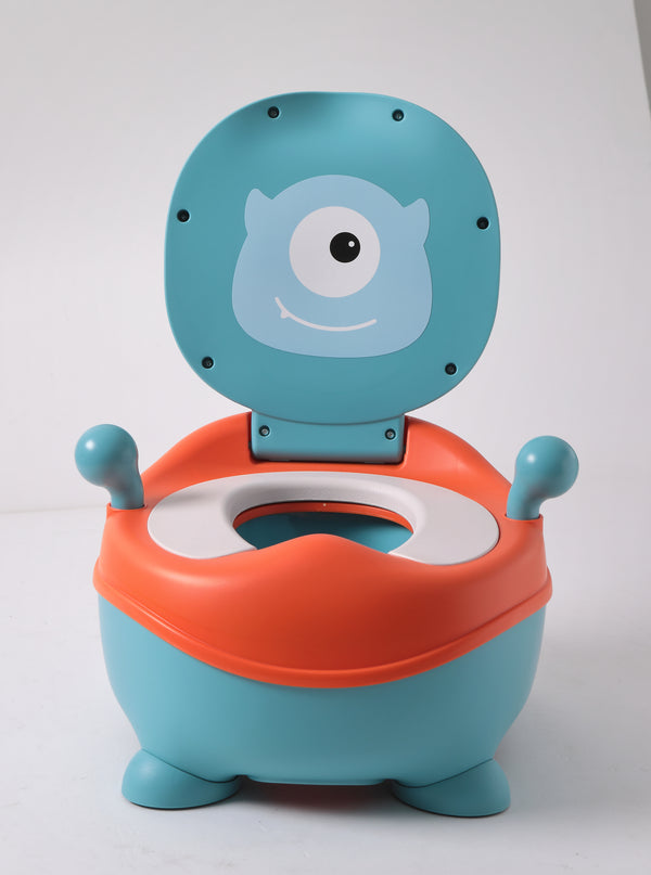 Babyhood Animal Design Baby Plastic Potty Training Chair - Blue