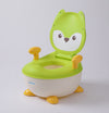 Babyhood Animal Design Baby Plastic Potty Training Chair - Green