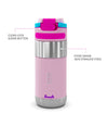 Rabitat Clean Lock Insulated Stainless Steel Bottle - 410Ml (Sizzle)