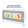 Hopop - Secure Sleep Baby Bed Rail Guard GREY