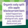 Organix Kids Apple Black Currant Oaty Split Stix Bars 5 X 23G (115G) 3 Years+