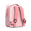 Little Surprise Box LLP Unisex Kids Pink & White Applique Movable Trinkets Backpack