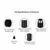 PROBOTT Thermosteel Compact Vacuum Flask 250ml -Black