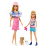 Barbie & Stacie Doll Set With 2 Pet Dogs & Accessories