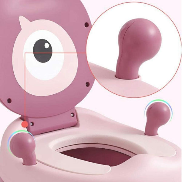 Babyhood Animal Design Baby Plastic Potty Training Chair - Pink