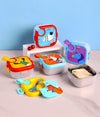 Rabitat Lunchmate Mini Stainless Steel Lunch Box with Spoon 500 ML - Coolest Kid Ever