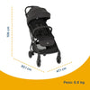 Joie Tourist 3in1 Compact Stroller - Shale