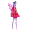 Barbie Dreamtopia 11.5-inch Purple Hair Fairy Doll Wearing Skirt, Clip-On Wings & Tiara