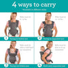 Infantino Flip 4-in-1 Light & Airy Convertible Carrier - Rainbow