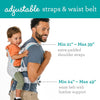 Infantino Flip 4-in-1 Light & Airy Convertible Carrier - Light Gray