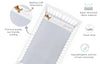 Abracadabra Flat Cot Sheets For Standard Cot Transport - Set of 2 Pieces