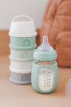 Beaba Formula Milk Container 4 Compartments- Sea Green