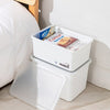 White plastic storage box with lid (Multipurpose Storage Box)