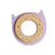 Little Rawr - Wood Silicone Disc Teether Purple Kitty