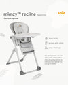 Joie Mimzy Recline High Chair - Elephant Duo