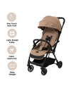 Leclerc Magic Fold Plus Lightweight Stroller Air Cabin Friendly - Sand