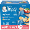 Gerber Snacks Teethers - Variety Packs