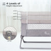 Rabitat Hop A Little baby cot - Dark Grey