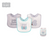 Hudson Baby Drooler Bib, Pack of 3,Grey Owl