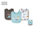 Hudson Baby Bamboo Interlock Bibs, Pack of 3, Dino Expert