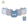 Millie & Myles Cvc Interlock Bib, Pack Of 5, Handsome Boy