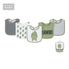 Hudson Baby Cotton Interlock Bibs, Pack of 5, Dino