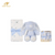 Bebe Favour Royal Rabbit Cozy Cuddly Teddy Blanket - Sky