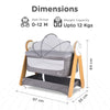 R FOR RABBIT Lullabies Woodsy Electric Cradle For Babies