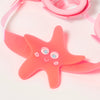 Sunny Life Melody the Mermaid Neon Strawberry Mini Swim Goggles