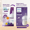 Avent Natural Response Feeding Bottle for Newborn Babies - 125 Ml