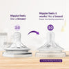 Avent Natural Response Teat for Babies Aged 3 months and above| 3m+ | | Flow 4 | Pack of 2 |