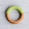 Little Rawr - Wood Silicone Simple Ring Green Lion