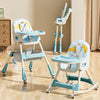 R For Rabbit Sugar Doodle Plus High Chair For Kids 3-in-1 Convertible Design - Lake Blue