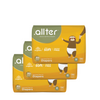 Allter Organic Bamboo Diapers- Medium Size (5-8 kgs) - 28Pcs X 3pkt