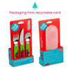 Tum Tum Easy Scoop Children'S Cutlery Set With Travel Case, Ladybird