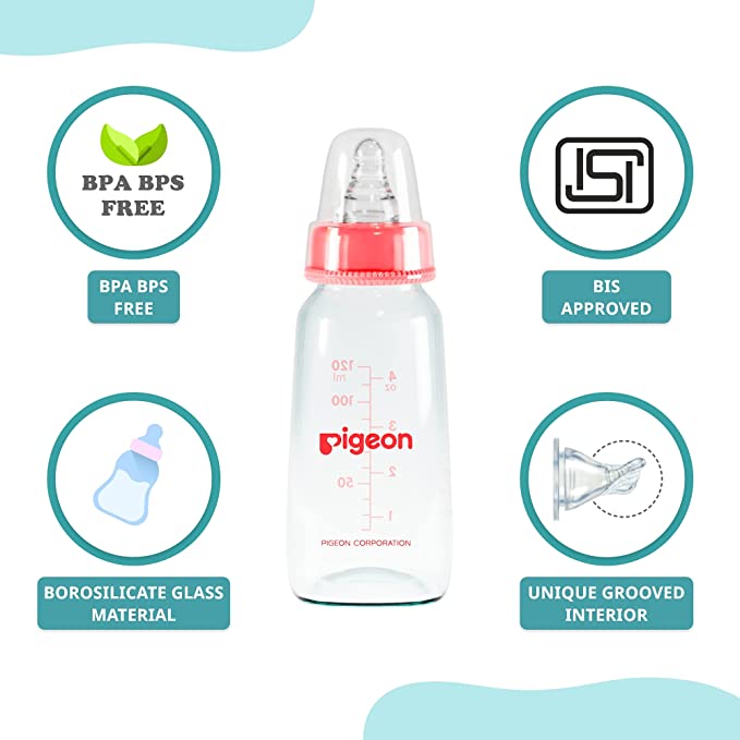 Pigeon glass feeding cheap bottle 120ml