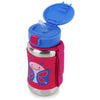 Skip Hop Zoo Stainless Steel Little Kid Straw Bottle Butterfly