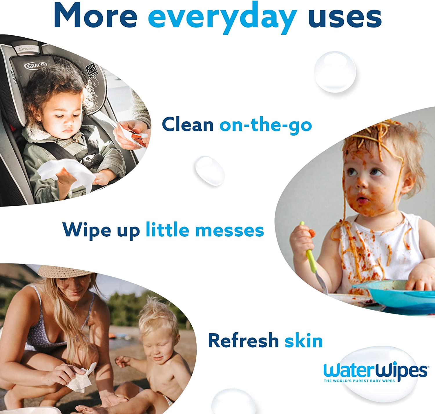 Waterwipes Biodegradable, 60 Wipes – The Moms Darling Baby Shop
